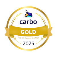 Medaille Carbo 25 GOLD