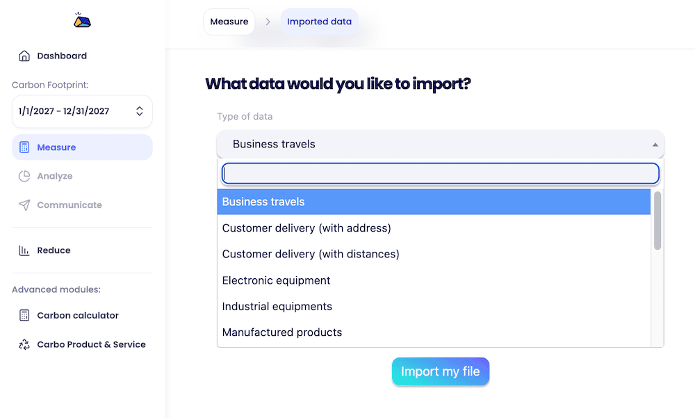 How to import data?